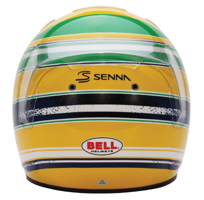 Bell KC7-CMR Ayrton Senna шлем для картинга, 57, желтый/зеленый
