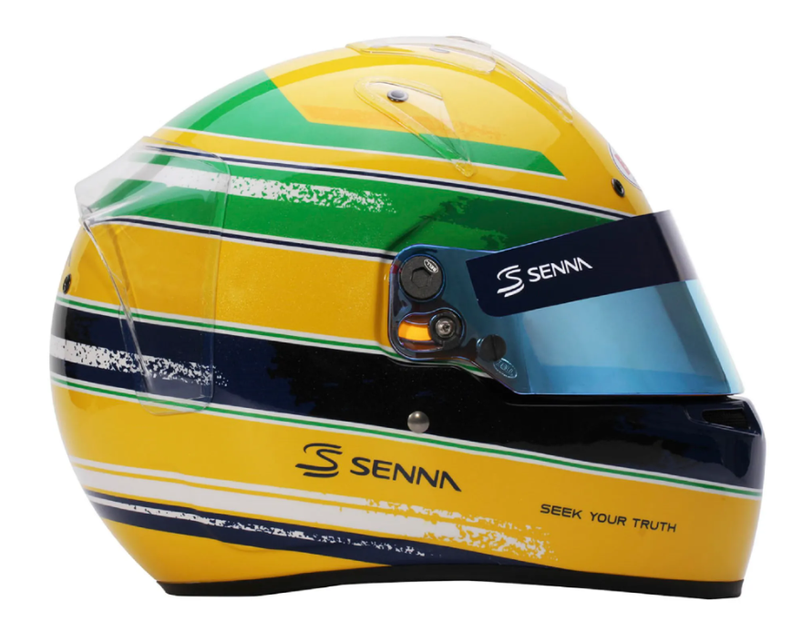 Bell KC7-CMR Ayrton Senna шлем для картинга, 56, желтый/зеленый