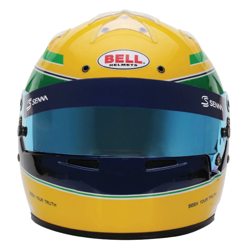 Bell KC7-CMR Ayrton Senna шлем для картинга, 57, желтый/зеленый