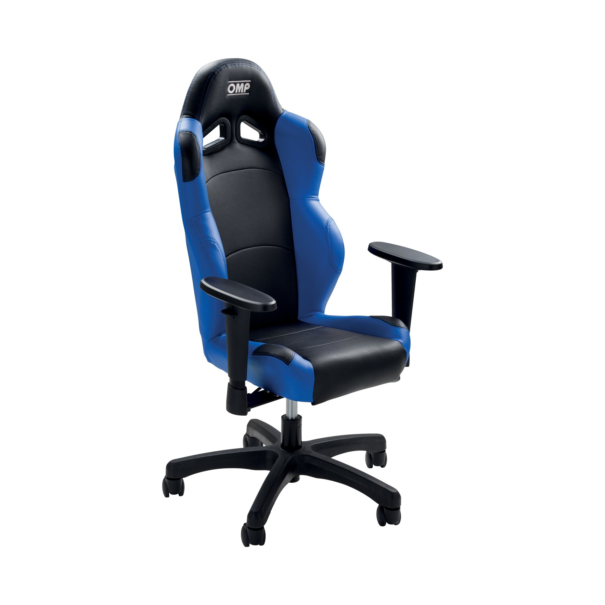 OMP CHAIR кресло офисное, черный/синий