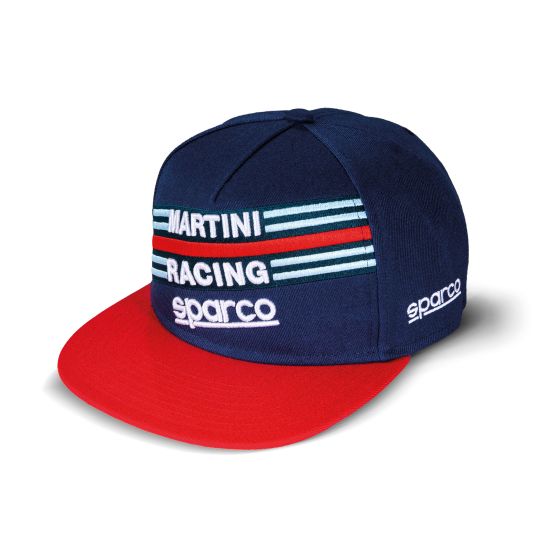 Sparco MARTINI RACING кепка с прямым козырьком, темно-синий