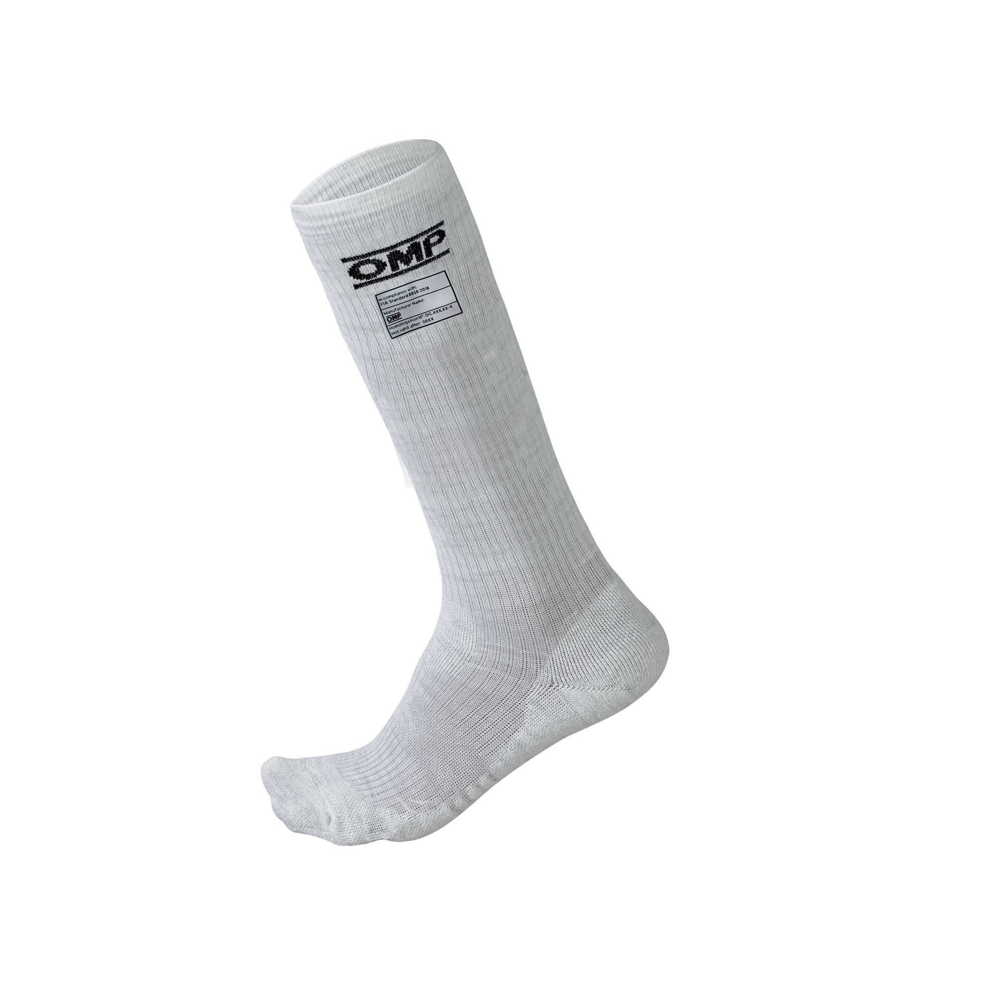 OMP ONE носки для автоспорта, белый, р-р L