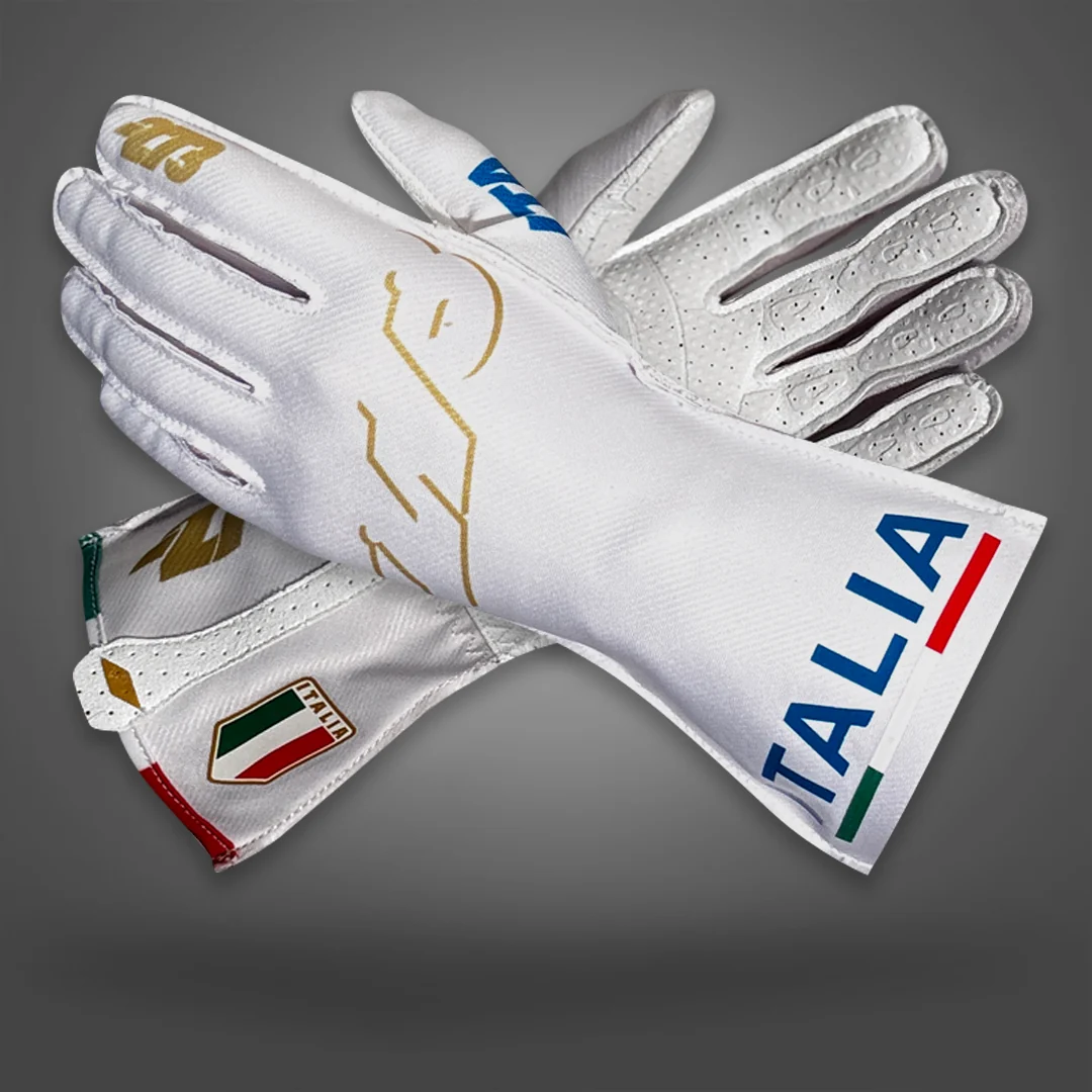Minus273 ITALIA Перчатки для картинга, 3XS, белый
