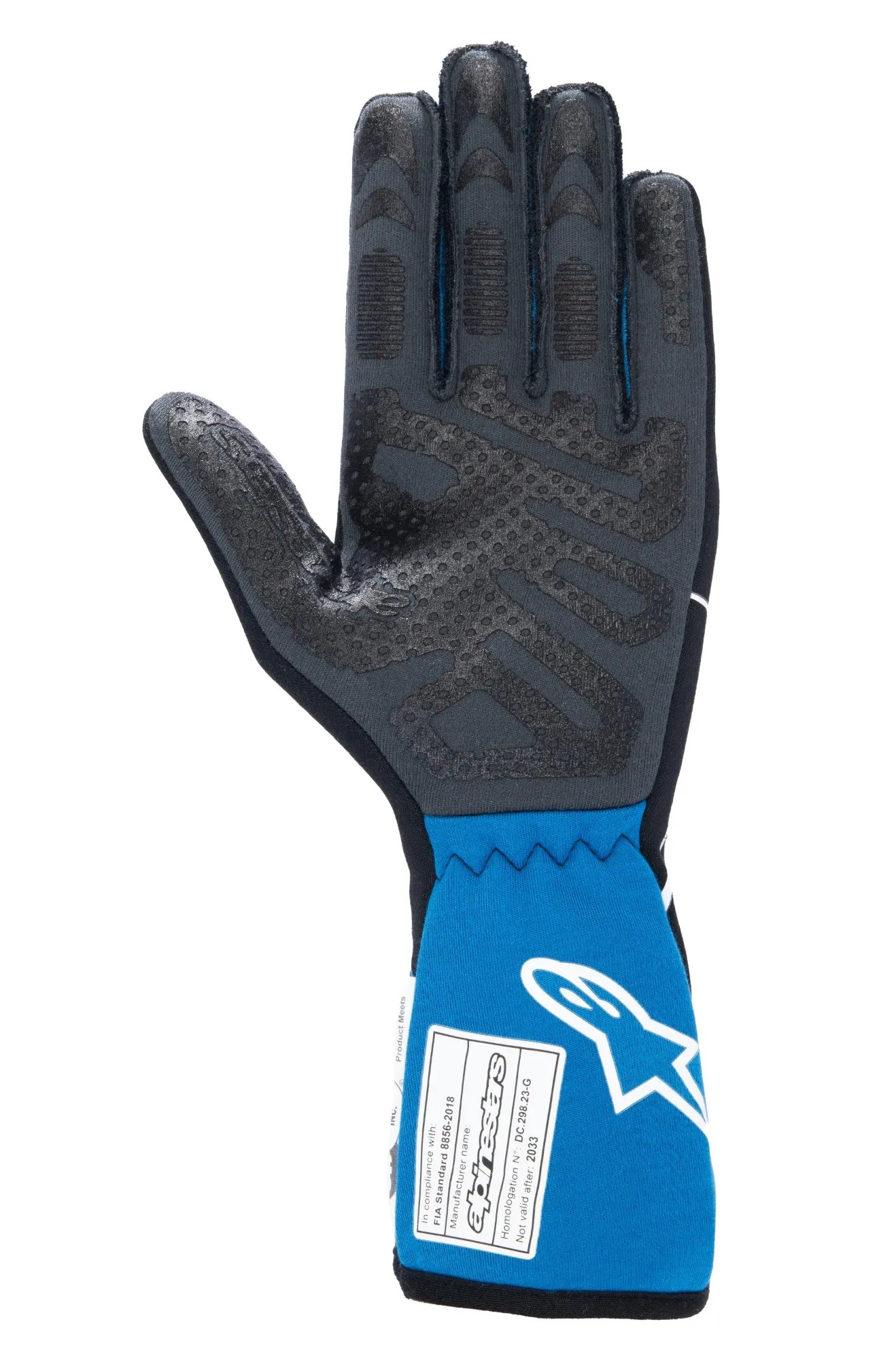 Alpinestars TECH-1 RACE V4 перчатки для автоспорта, XL, синий на сайте DARK-STOCK.RU