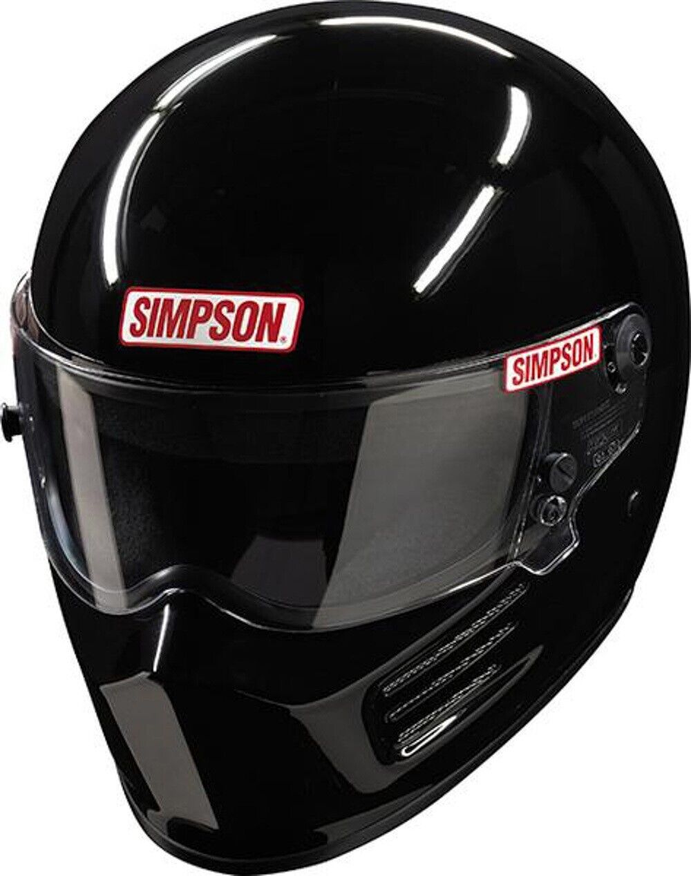 Simpson BANDIT шлем для автоспорта (закрытый) (подготовл. под HANS) , черный глянцевый , р-р L