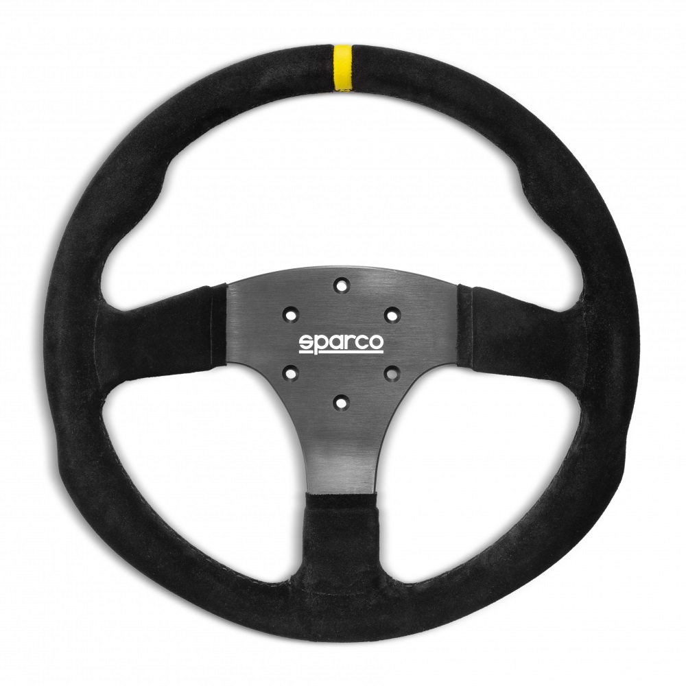 Sparco R353 руль (диам. 330 мм./выл. 36 мм./обод 35Х27 мм./замша)