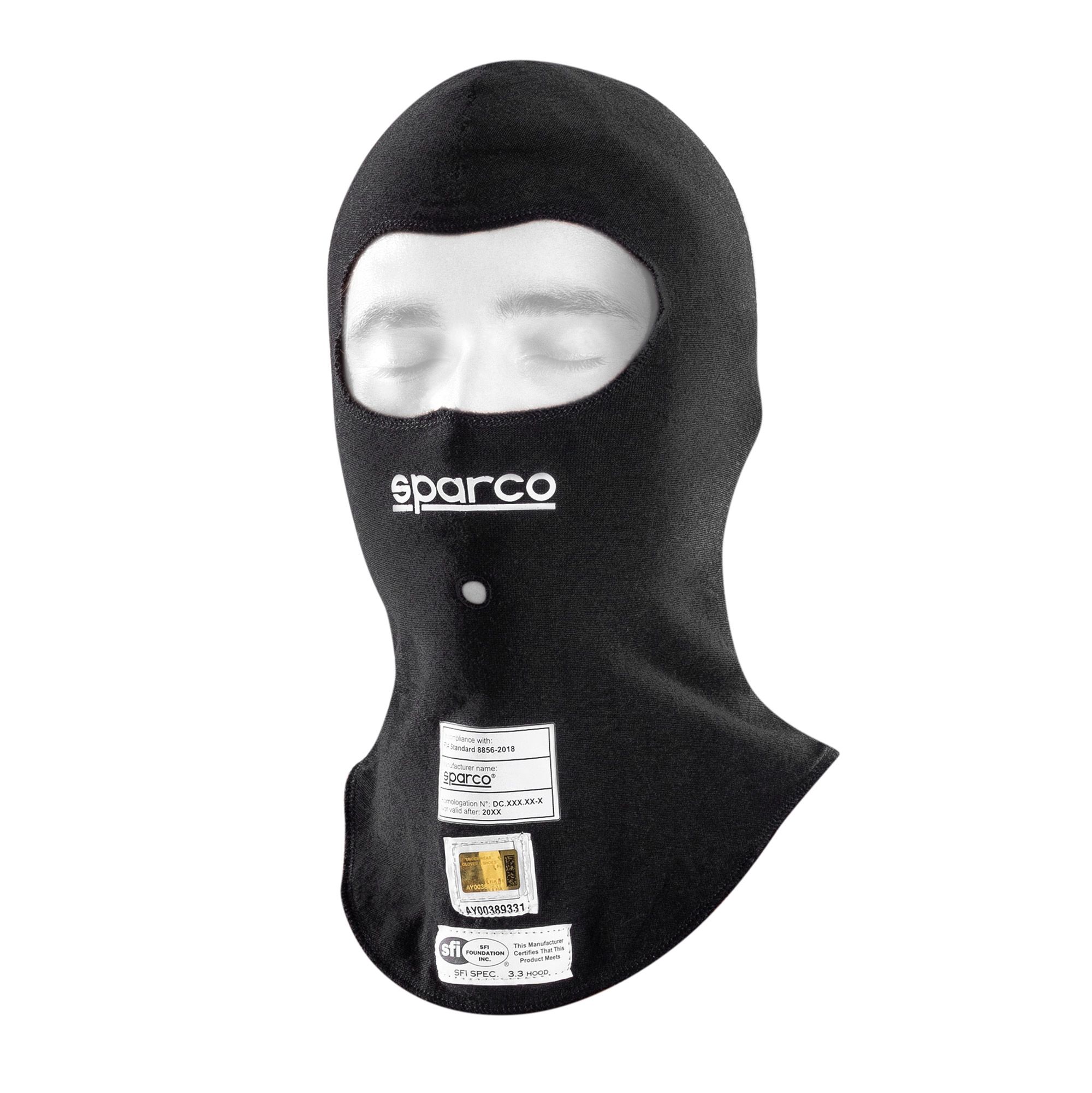 Sparco RW-11 EVO подшлемник для автоспорта, черный