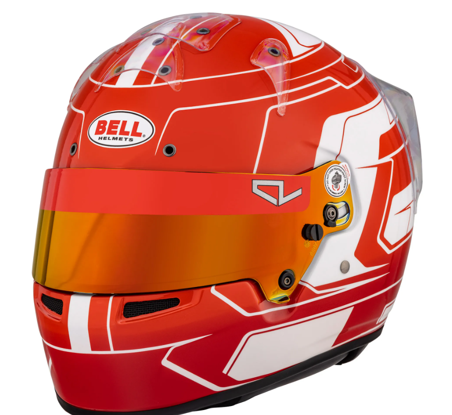 Bell KC7-CMR Charles Leclerc шлем для картинга, 57, красный/белый