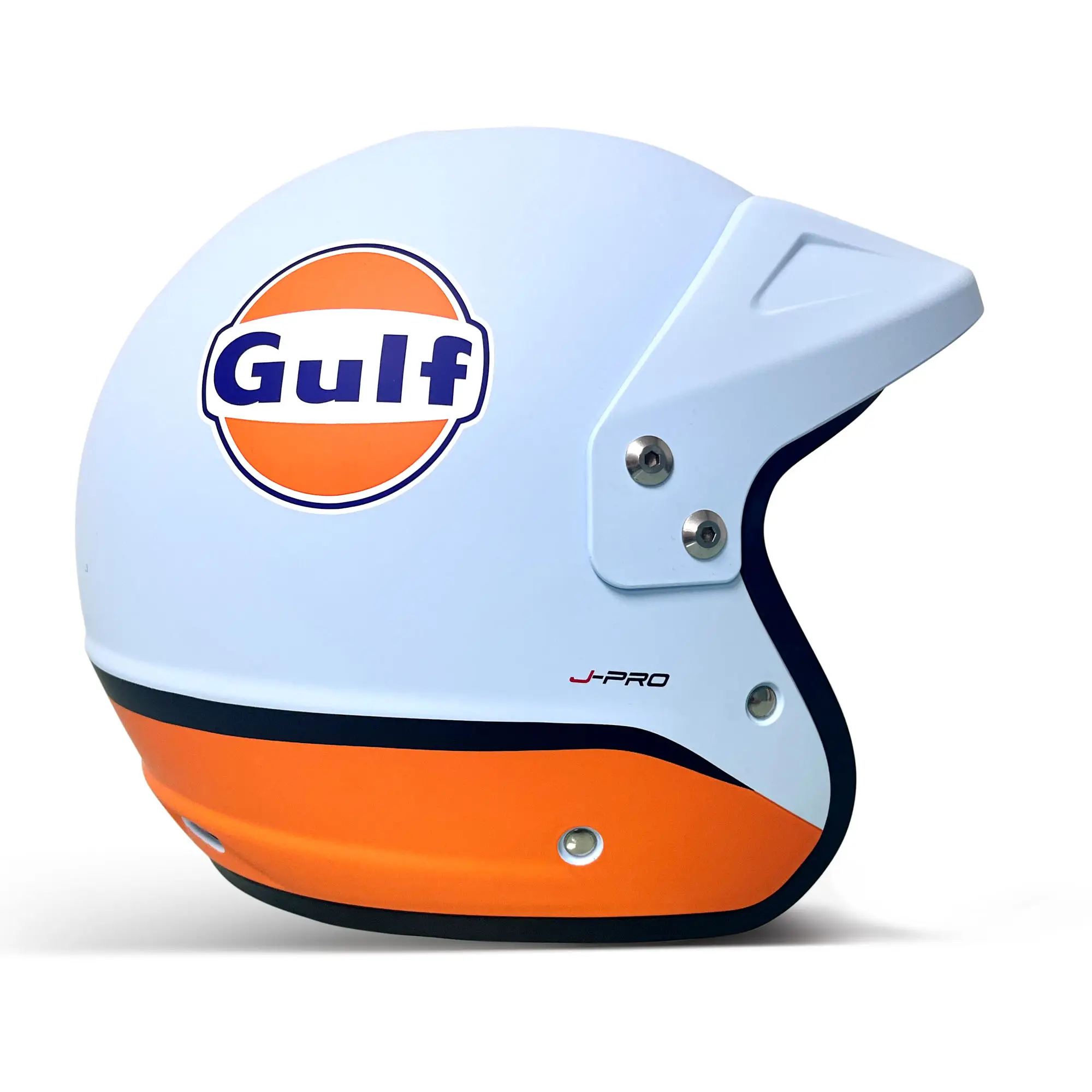 SPARCO J-PRO GULF шлем для автоспорта, M (58), оранжево-голубой, (не FIA)