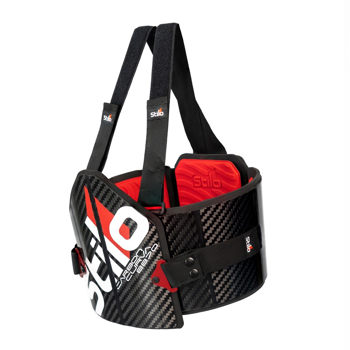 STILO CARBON CURVA 8870 защита ребер для картинга, р-р S+