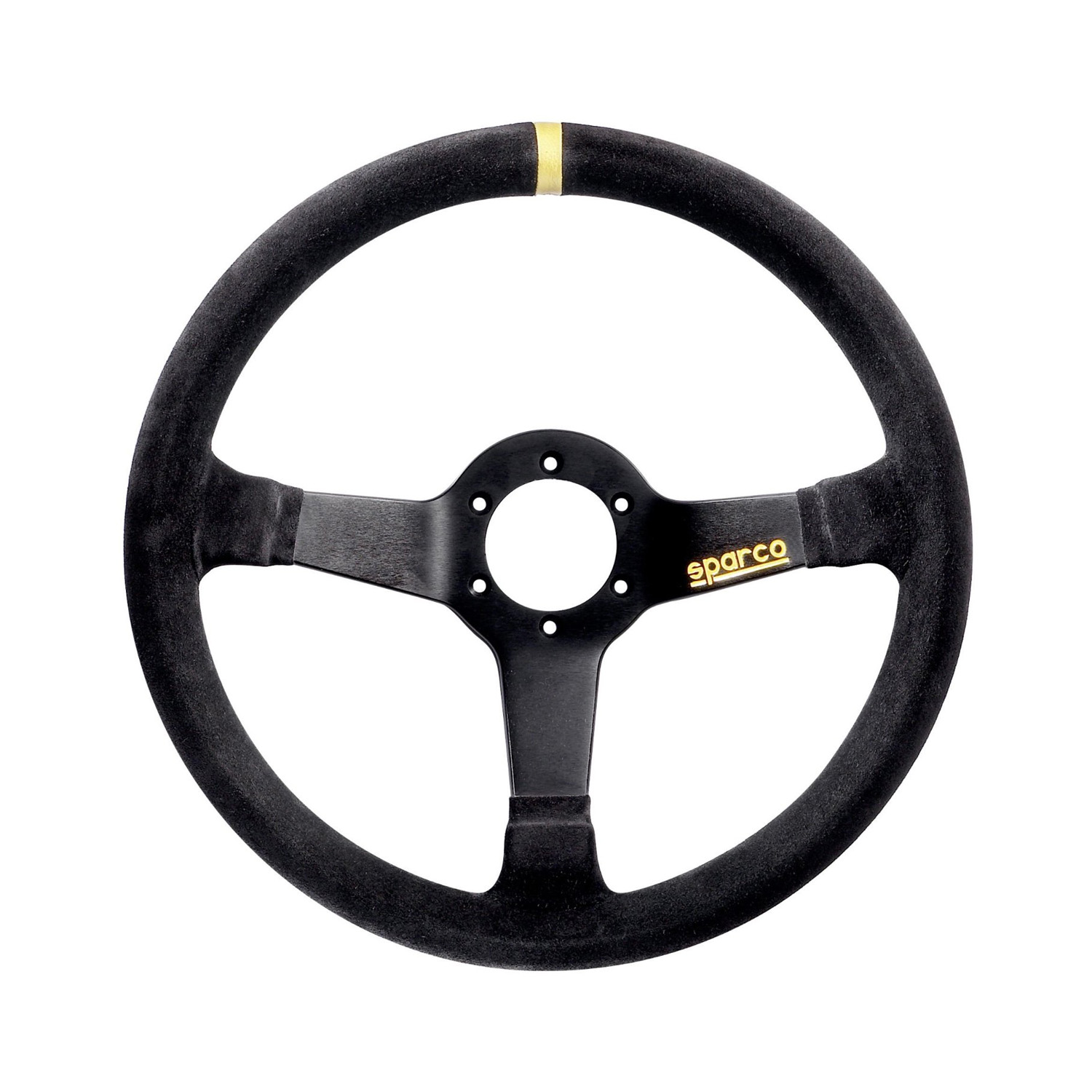 Sparco R368 руль (диам. 380 мм./выл. 65 мм./обод 32Х30 мм./замша)