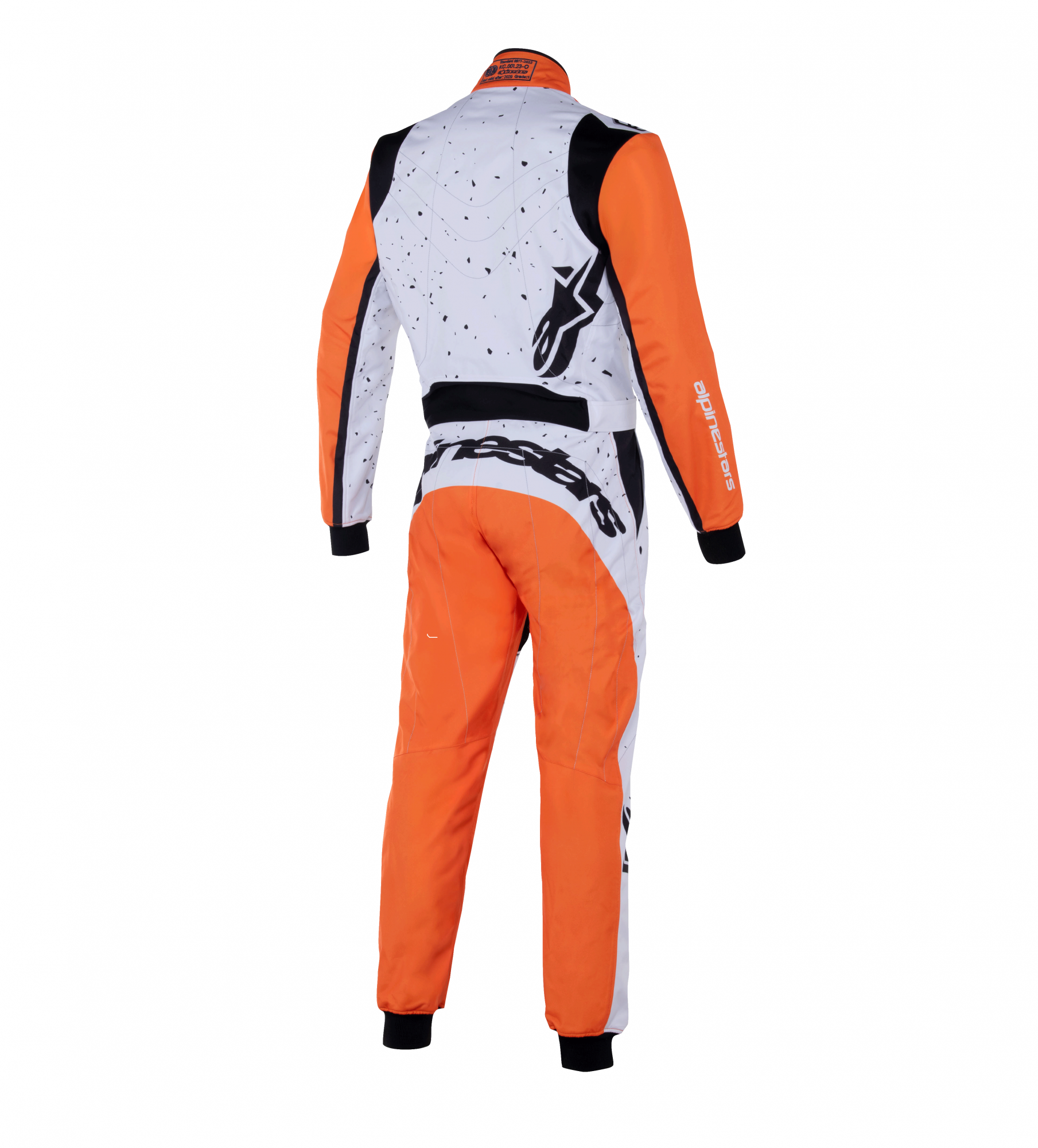 Alpinestars KMX-9 V3 GRAPHIC 6 комбинезон для картинга, 50, белый/оранжевый