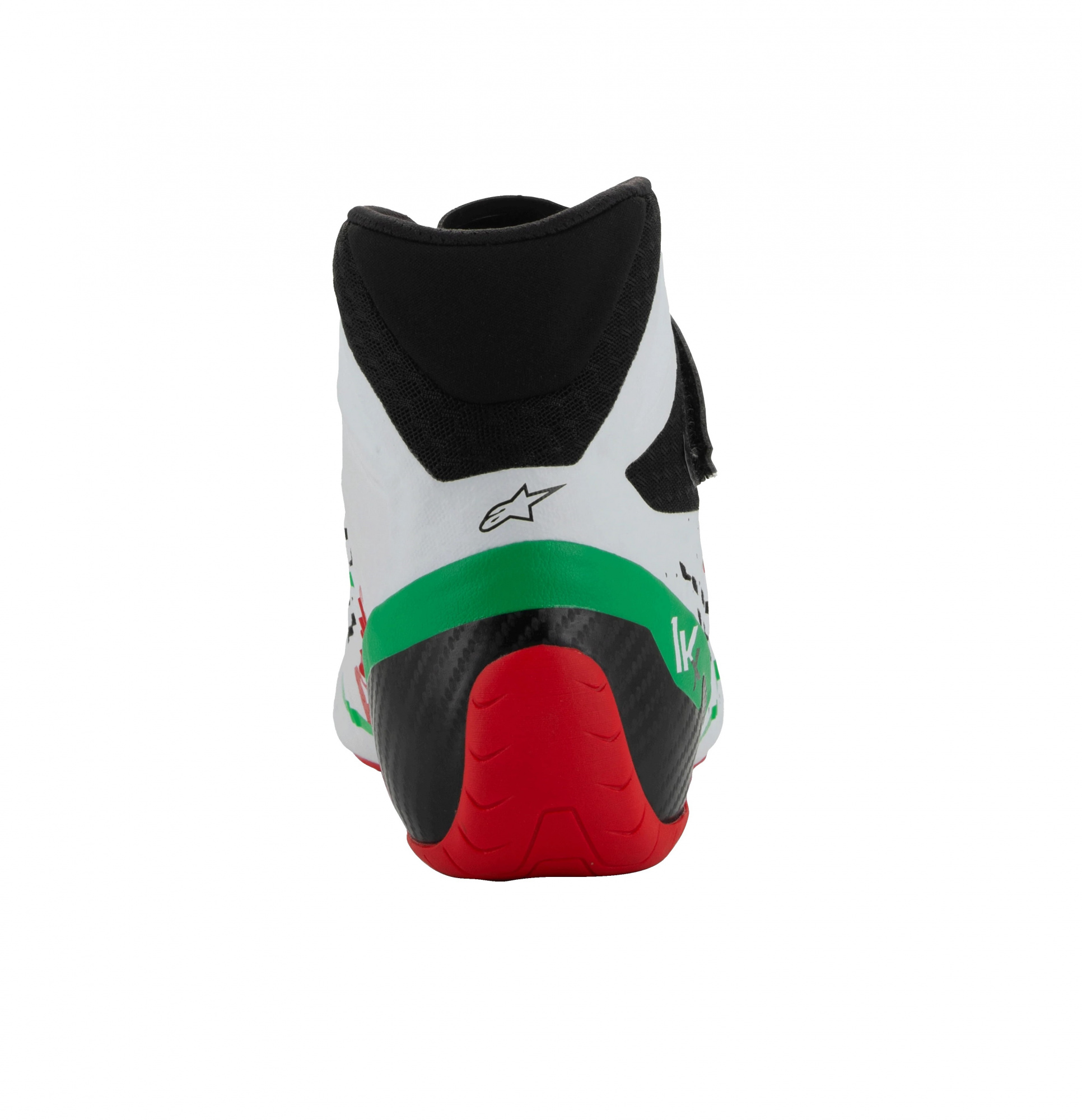 Alpinestars TECH 1-KX v3 FIA ботинки для картинга, 43(EUR)/10(US), белый/зеленый